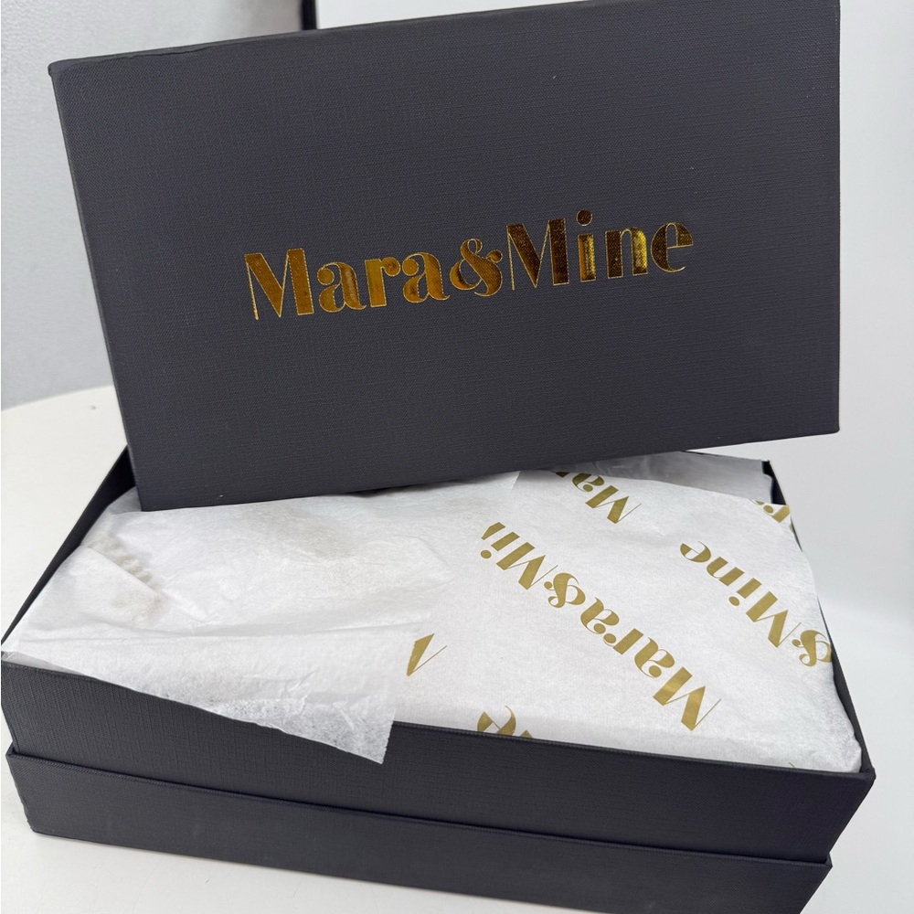 Mara & Mine Theresa Heeled Sandals – Blue | Size 7  New with Box 60155-9 Luxury - Picture 7 of 12